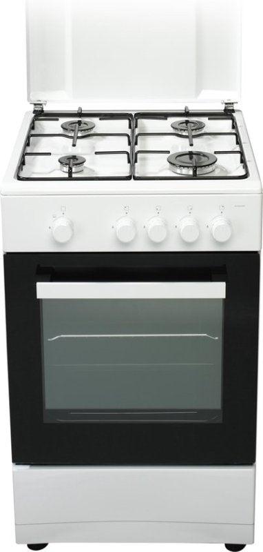 Everglades gasfornuis met gasoven EVCK039 - Wit - 50cm, Witgoed en Apparatuur, Fornuizen, Nieuw, Everglades Nederland, Gas, 85 tot 90 cm