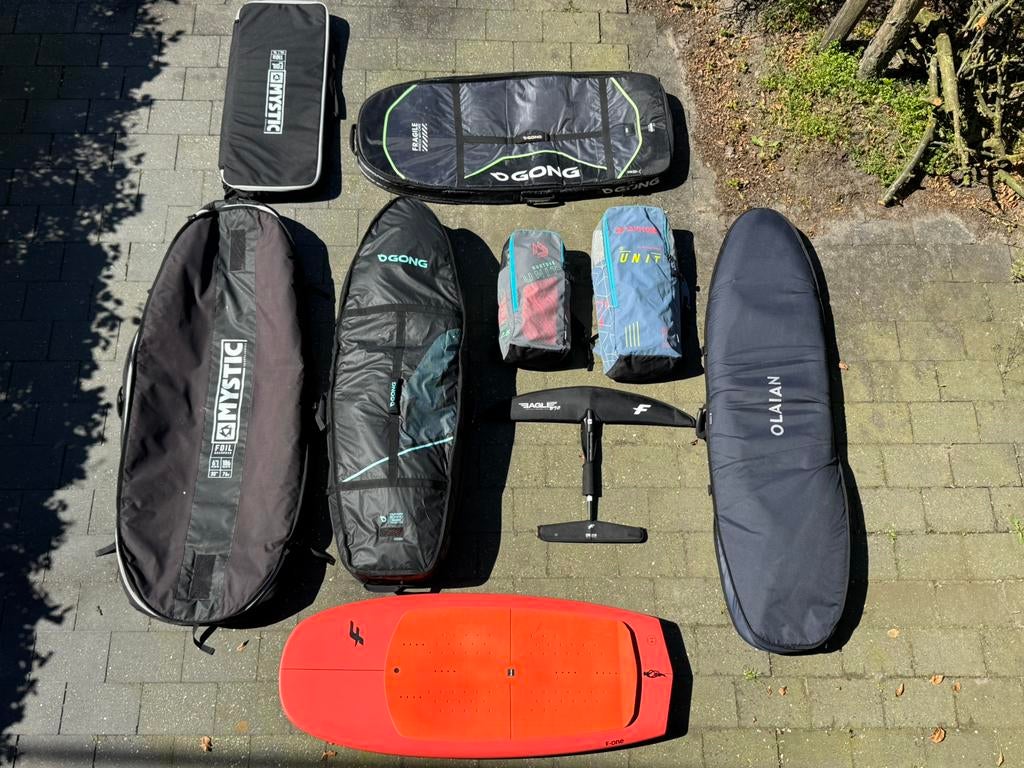 Wingfoil spulletjes (board, foil, wings en boardbags), Ophalen, Gebruikt, Wingsurf-wing