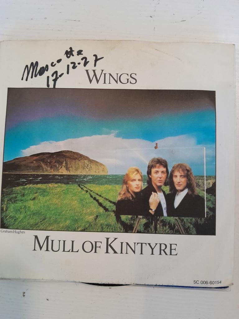 Wings 7 inch mull of kintyre, Ophalen of Verzenden, Zo goed als nieuw, Pop