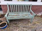 Teakhouten tuinbank, opknapper, Tuin en Terras, Ophalen of Verzenden, Gebruikt, Teakhout