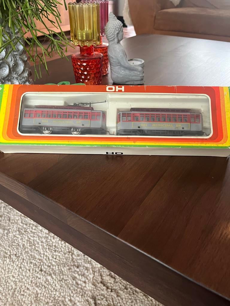Elektrische tram HO schaal - Vintage model, Overige merken, Ophalen of Verzenden, Zo goed als nieuw, Analoog