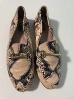 Dune London Instapperslosfers  met Slangenprint maat 36, Ophalen of Verzenden, Zo goed als nieuw, Beige, Instappers