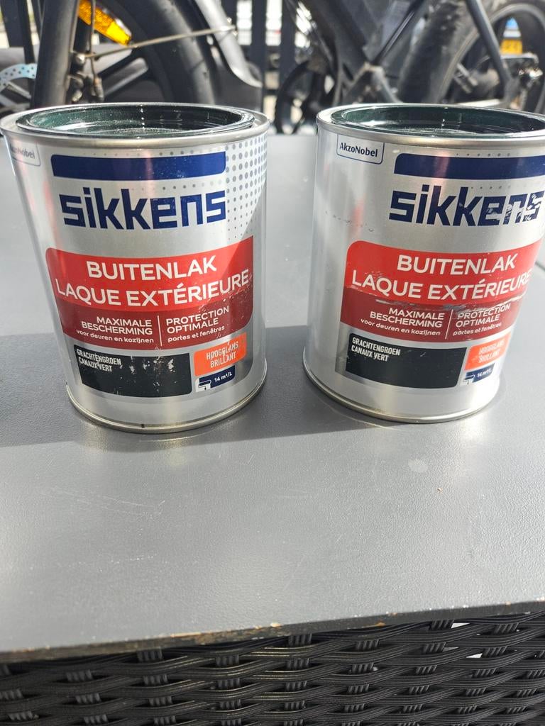 Sikkens buitenlak grachtengroen, Ophalen of Verzenden, Nieuw, Groen