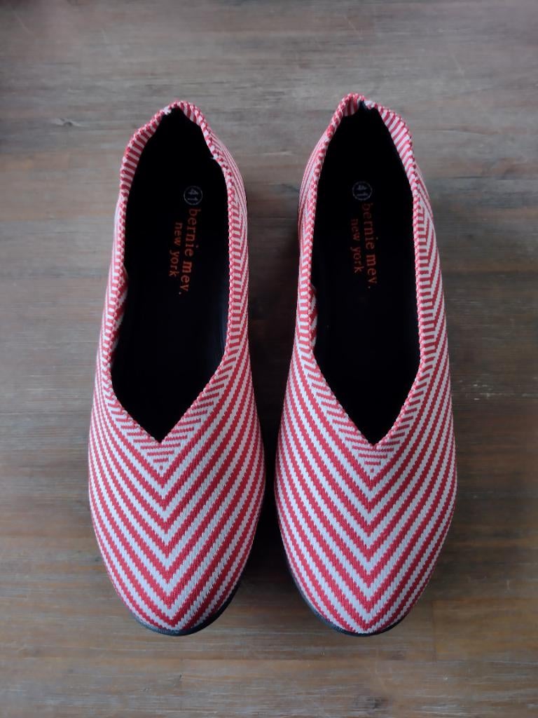 Ballerina's rood met wit (nieuw in doos), Ophalen, Nieuw, Ballerina's, Rood