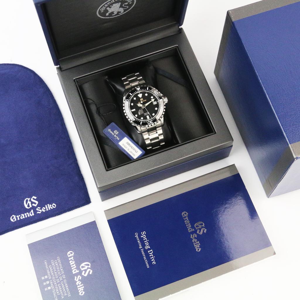 Grand Seiko Spring Drive SBGA231 44 (Zeer goed/ 2020), Gebruikt, Polshorloge, Overige materialen, Ophalen of Verzenden