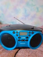 Lenco SCD-501 radio CD speler Bluetooth USB en MP3  Blauw, Ophalen of Verzenden, Gebruikt, Overige typen, Met cd-speler