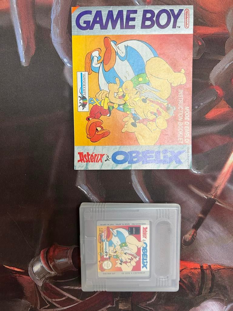 Game Boy spel: Asterix & Obelix met boekje, Avontuur en Actie, Gebruikt, 1 speler, Ophalen of Verzenden