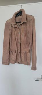 Milestone Leren Jas - Beige/Bruin - Maat M, Maat 38/40 (M), Milestone, Beige, Ophalen of Verzenden