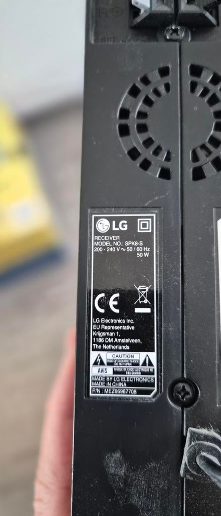 LG soundbar DSN7CY + bluetooth surround systeem SPK8-S, 70 watt of meer, Overige spelers, Ophalen, Overige merken