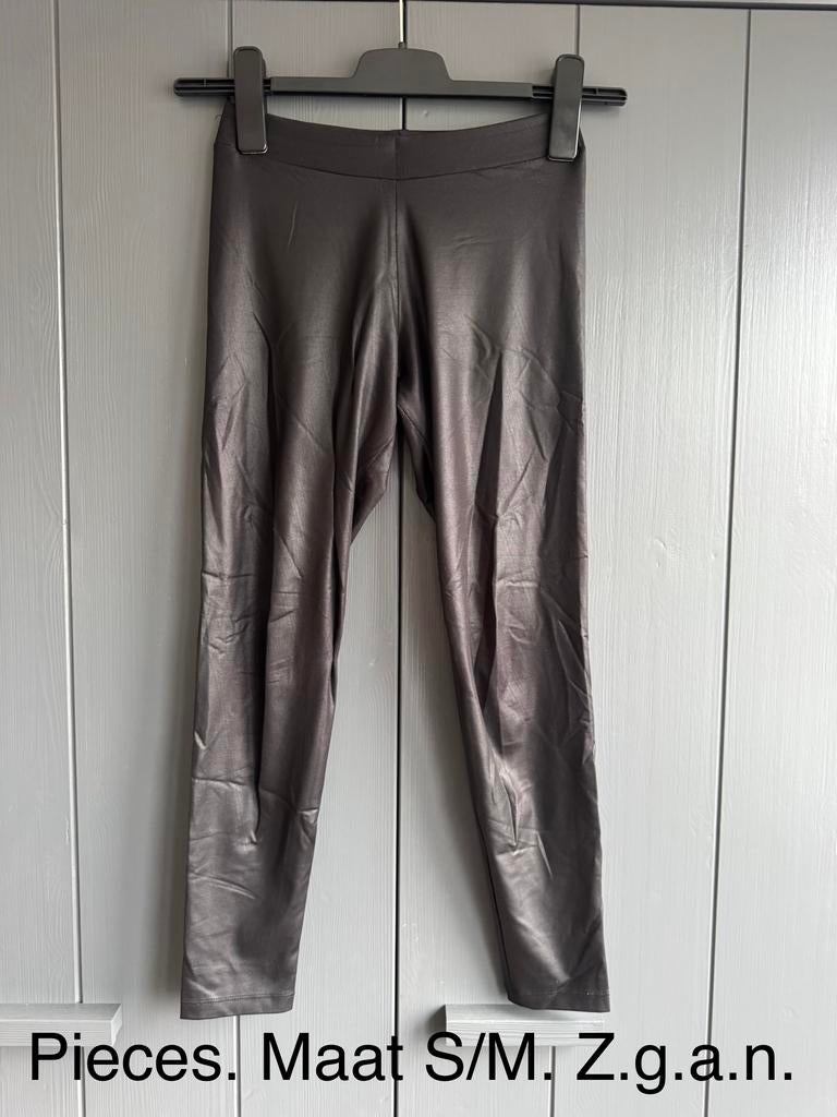 Pieces Legging S/M Z.G.A.N., Zwart, Ophalen of Verzenden, Zo goed als nieuw, Maat 36 (S)