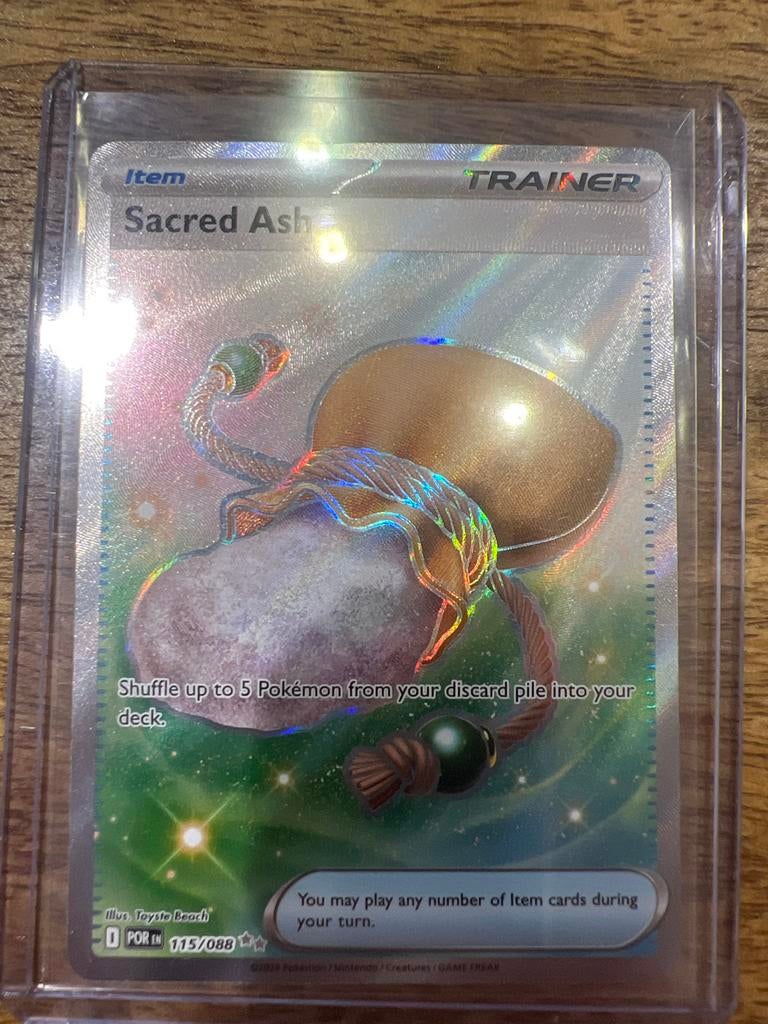 Pokémon TCG Sacred Ash Trainer kaart 115/088, Verzenden, Gebruikt, Losse kaart, Foil