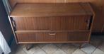Vintage Houten Radio en Platenspeler Meubel, Ophalen, Gebruikt, Platenspeler