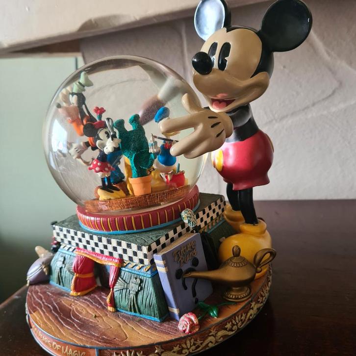 Disney Sneeuwbol met Speeldoos - Mickey Mouse en Vrienden, Verzamelen, Disney, Ophalen of Verzenden