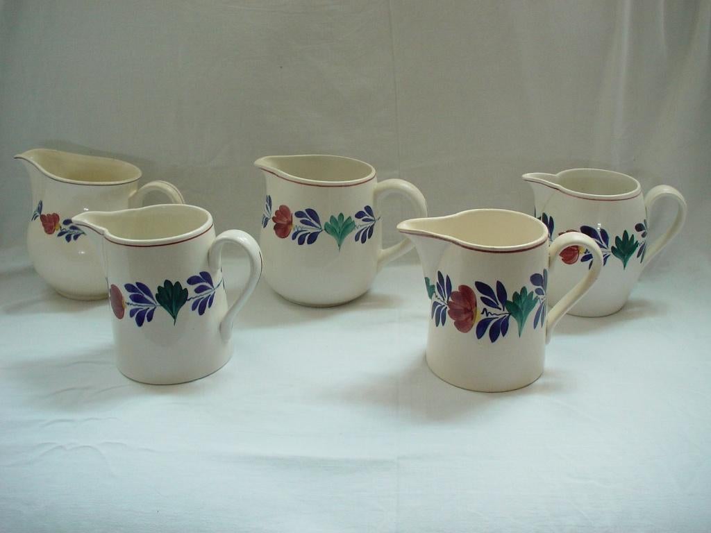 Collectie Boerenbont melkkannen Societe en Regout, Antiek en Kunst, Ophalen of Verzenden