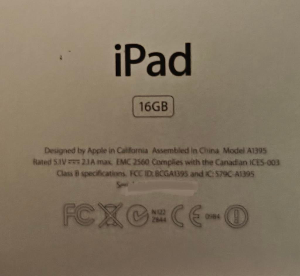 iPad 16GB - Goede conditie, perfect voor simpel gebruik, Computers en Software, Apple iPads, 9 inch, Gebruikt, Apple iPad, Ophalen of Verzenden