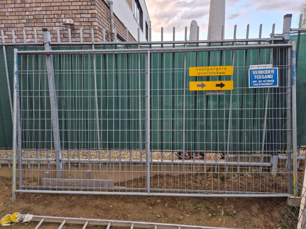 Bouwhekken, Tuin en Terras, Ophalen, Gebruikt, IJzer