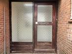 Voordeur met glas en raam, Doe-het-zelf en Verbouw, Deuren en Horren, Ophalen, 120 cm of meer, 200 tot 215 cm, Glas