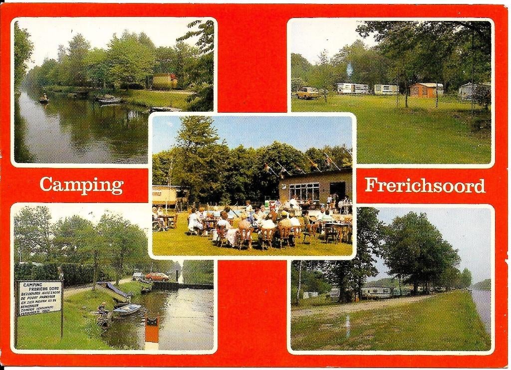 Ansichtkaart	Meijel	Frerichsoord	Camping	5-luik, Verzenden, 1980 tot heden, Gelopen, Limburg