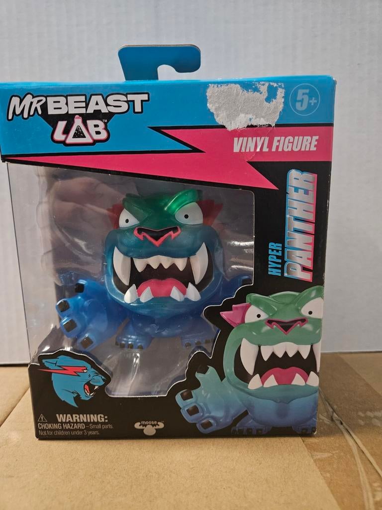 MrBeast Lab Hyper Panther Vinyl Figuur - Nieuw in Doos, Ophalen of Verzenden, Nieuw
