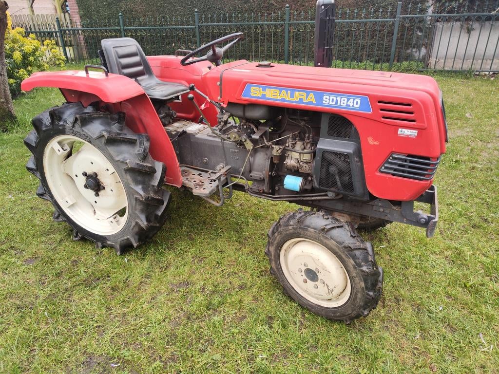 Shibaura SD1840 mini trekker tractor, Zakelijke goederen, Agrarisch | Tractoren, tot 2500, Overige merken, tot 80 Pk, Gebruikt