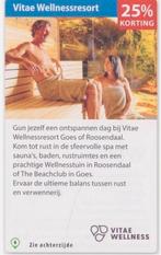 Dagentree Vitae Wellnessresorts Goes of Roosendaal 25% korti, Drie personen of meer, Kortingsbon, Spa of Sauna