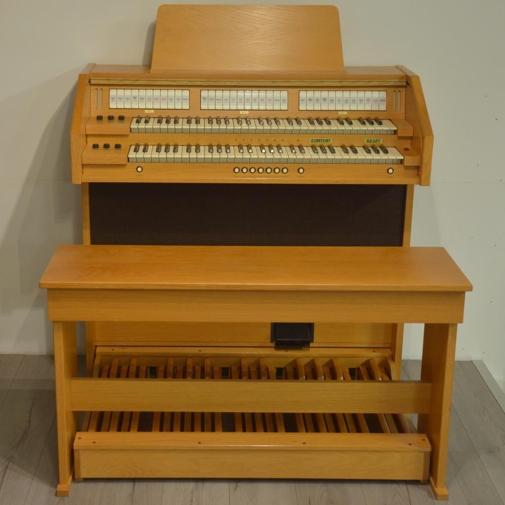 Content D2327 digitaal orgel | compact | inschuifbaar pedaal, Muziek en Instrumenten, Orgels, Ophalen, Gebruikt, 2 klavieren, Orgel