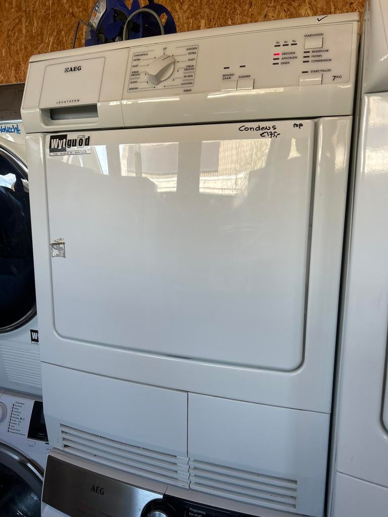 AEG Lavatherm condensdroger 7KG - refurbished- Wytguod, Witgoed en Apparatuur, 6 tot 8 kg, Q, Q, Refurbished
