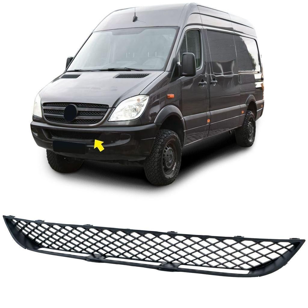Bumper Grill Midden Mercedes Sprinter W906 Voorbumper, Verzenden, Automotive Parts, A.parts@hotmail.nl, Trasmolenlaan 12 3447 GZ Woerden