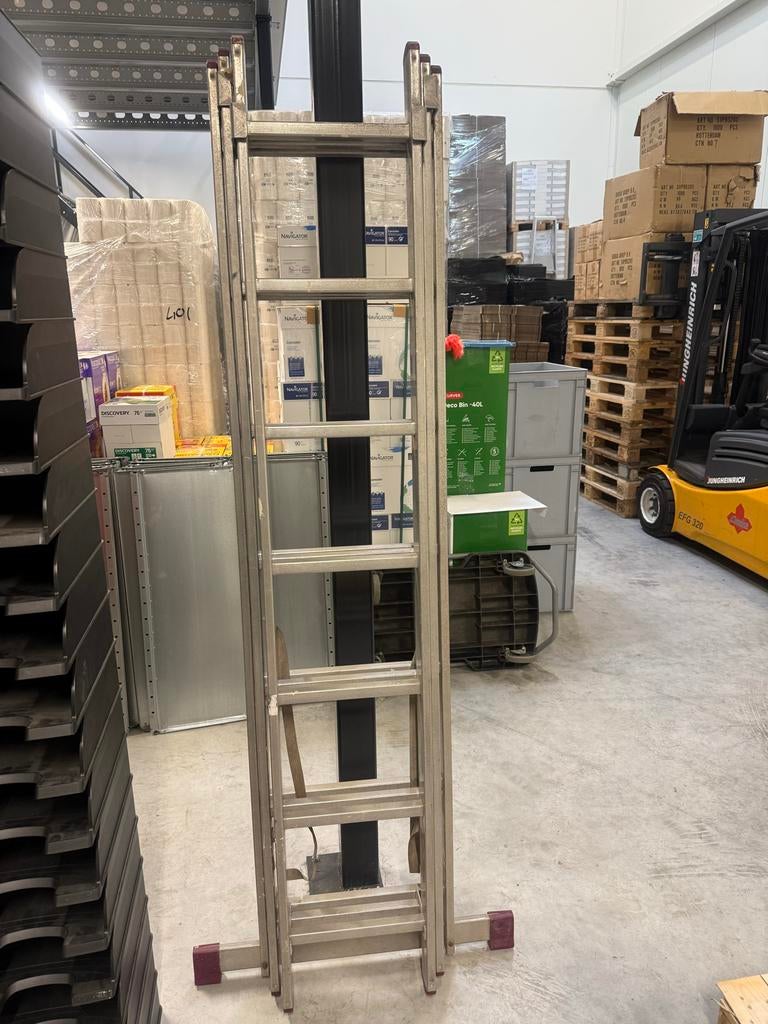 Uitschuifbare ladder tot 4,81 meter, Ophalen, Gebruikt, Ladder, Opvouwbaar of Inschuifbaar