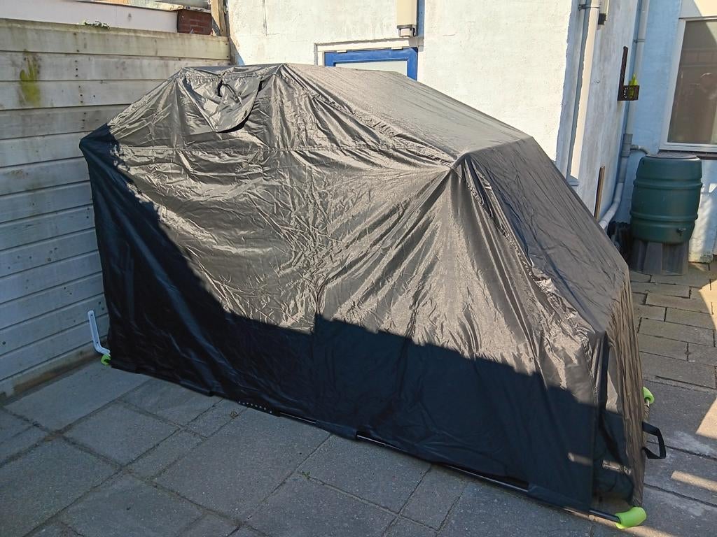 Motortent / Motorhoes, Ophalen
