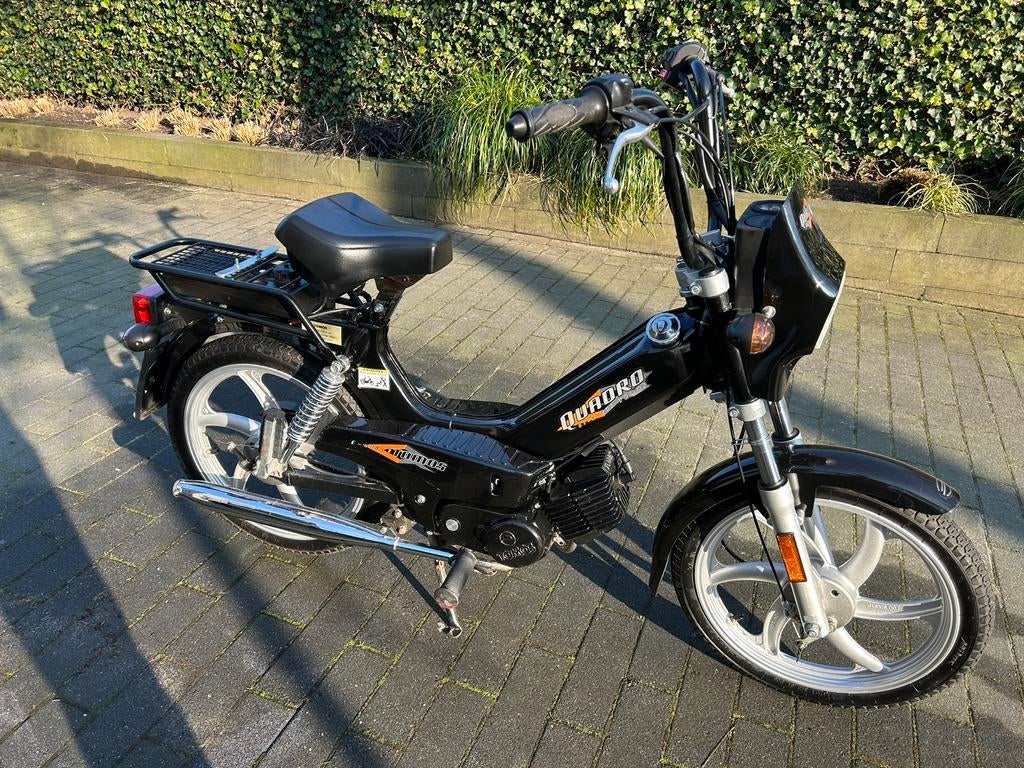 Tomos Quadro E-start, Fietsen en Brommers, Brommers | Tomos, Ophalen, Zo goed als nieuw, Quadro, 50 cc