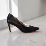 FERAGGIO zwarte leren pumps maat 39 (vallen kleiner!), Pumps, Zwart, Nieuw, Feraggio