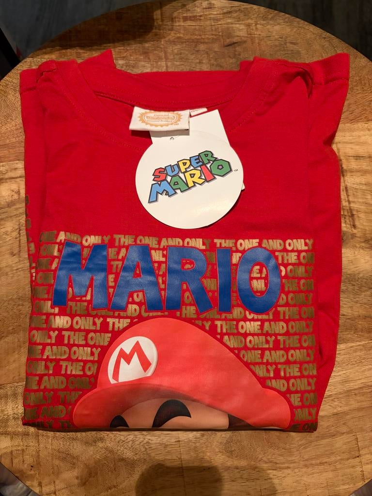 Super Mario Longsleeve Shirt Maat 134/140, Ophalen, Nieuw, Jongen, Shirt of Longsleeve