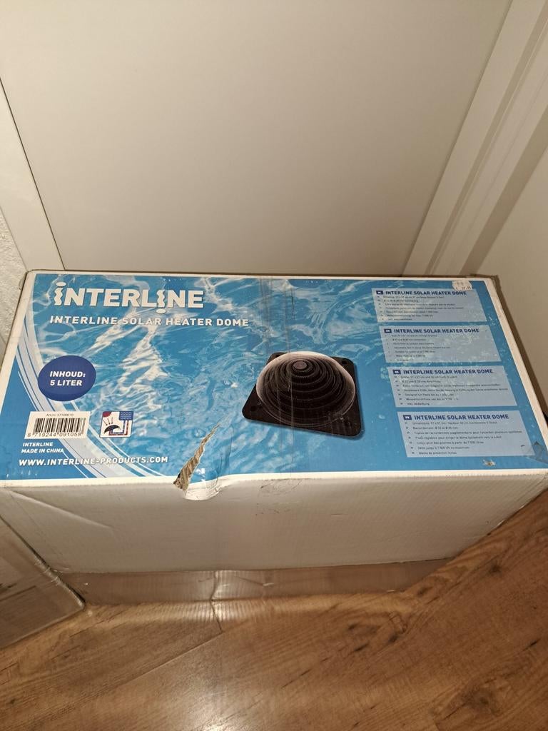 Interline solarbol voor zwembad, Ophalen