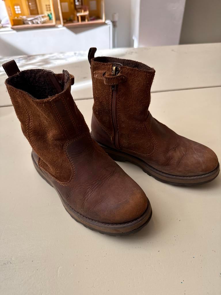 Timberland schoenen maat 32 - Bruine laarzen, Kinderen en Baby's, Kinderkleding | Schoenen en Sokken, Ophalen of Verzenden