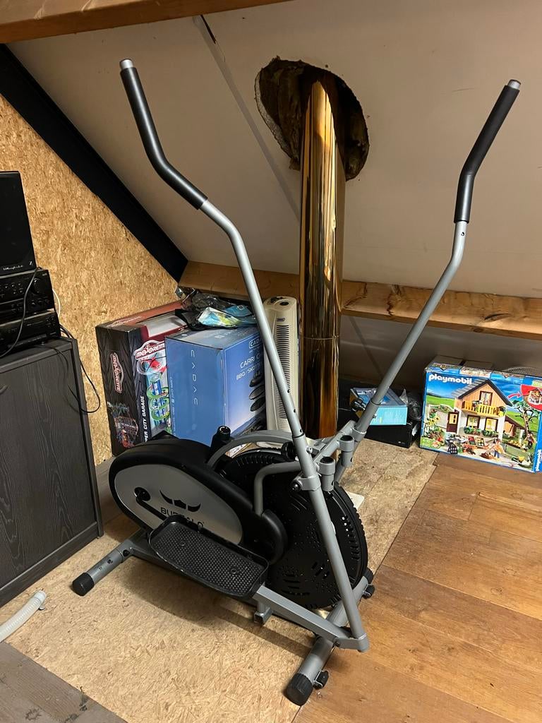 Buffalo hometrainer, Sport en Fitness, Ophalen, Zo goed als nieuw, Metaal, Benen