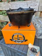 The Windmill Dutch Oven 4,5Qt Gietijzeren Braadpan, Ophalen of Verzenden, Zo goed als nieuw, The Windmill