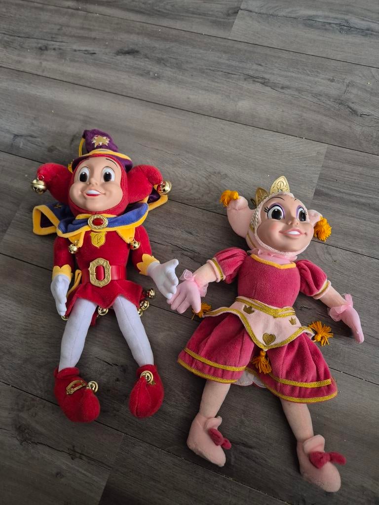 Vintage Efteling Pardoes en Pardijn poppen set, Verzamelen, Efteling, Gebruikt, Beeldje of Poppetje, Ophalen of Verzenden