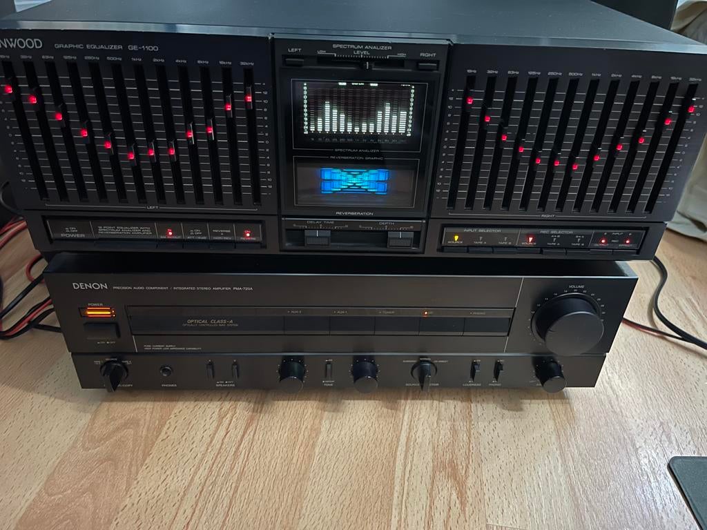 Kenwood GE-1100 Stereo Graphic Equalizer, Ophalen, Zo goed als nieuw, Equalizer