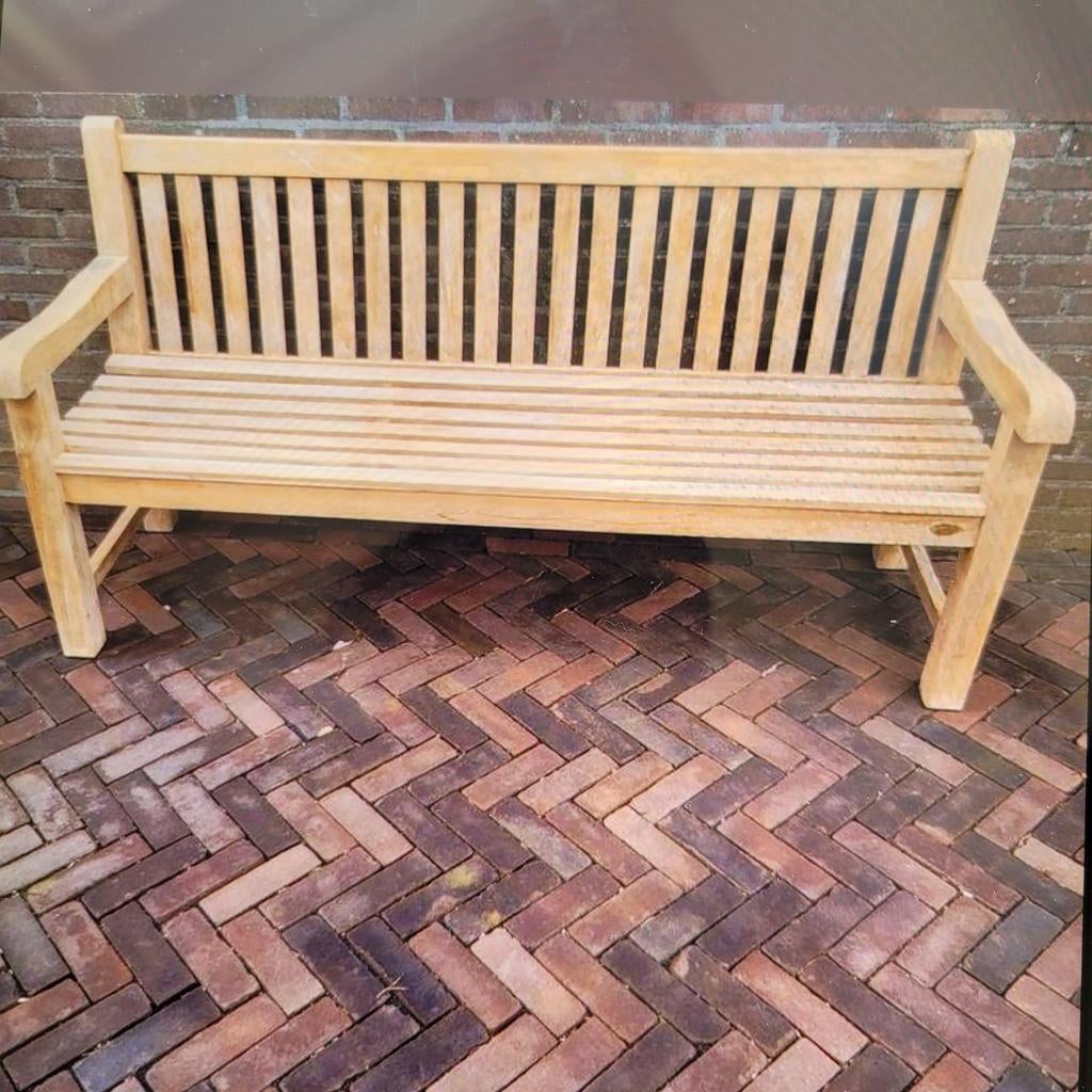 Stevige tuinbank 180 cm lang, Ophalen
