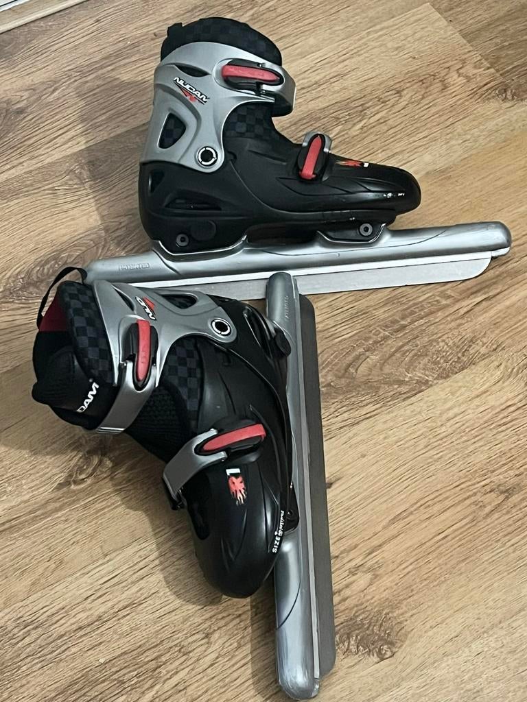 Nijdam Noren Schaatsen -Verstelbare Maten 34-35-36-37, Ophalen of Verzenden, Zo goed als nieuw, Noren, Nijdam