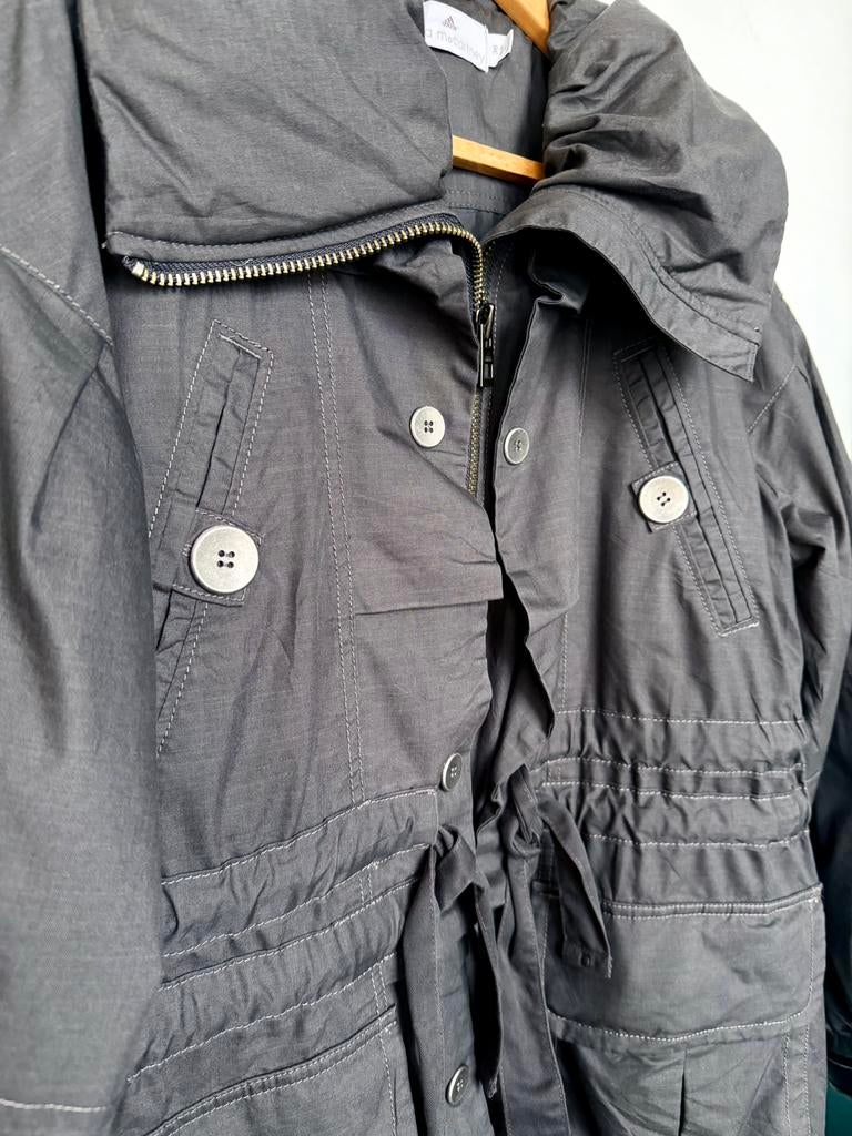 Stella McCartney Adidas damesjas maat 36, Kleding | Dames, Jassen | Zomer, Ophalen of Verzenden, Maat 36 (S), Grijs, Gedragen