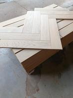 25M2 eiken duo-parket visgraat #VERNIEUWD#, Gebruikt, 50 tot 150 cm, Ophalen of Verzenden, 10 m² of meer