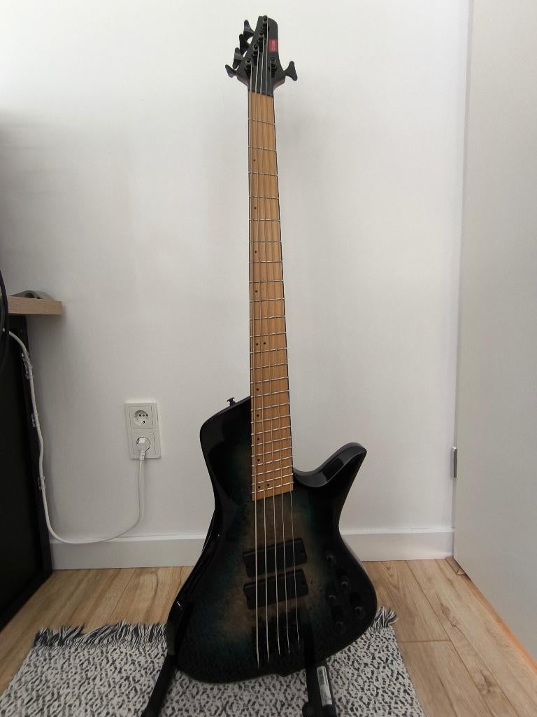 G4M 5 string multiscale bass - G4M 5-snarige basgitaar, Muziek en Instrumenten, Snaarinstrumenten | Gitaren | Bas, Ophalen, Zo goed als nieuw