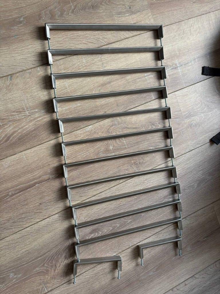 11x IKEA ORRNÄS handgrepen (RVS kleur) - Gebruikt, Ophalen of Verzenden, Gebruikt, Rvs, Klink of Kruk