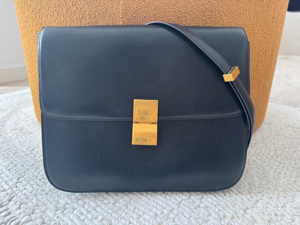 Celine classic leren crossbody tas large, Sieraden, Tassen en Uiterlijk, Tassen | Damestassen, Ophalen of Verzenden, Gebruikt
