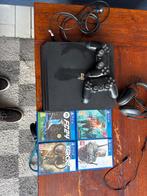 Playstation 4 Pro met 2 controllers en 4 games, Spelcomputers en Games, Ophalen, Met 2 controllers, 1 TB, Pro