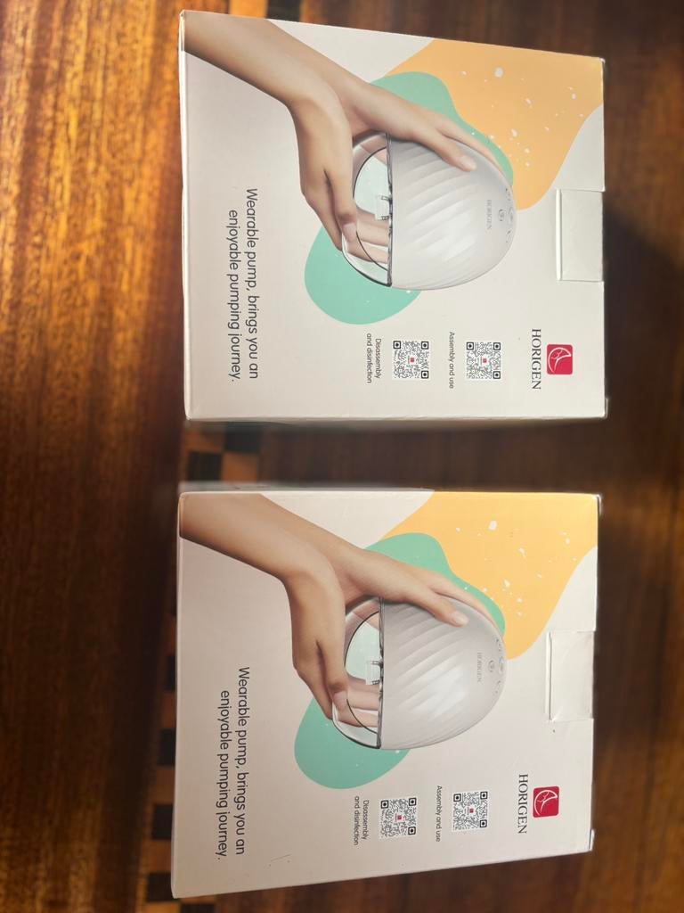 Horigen Wearable borstkolf Horigen Roze 2x, Ophalen, Gebruikt, Borstkolf