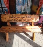 Houten tuinbank van Douglas  'Als je van hout houdt,....', Ophalen, Nieuw, Rechthoekig, Hout