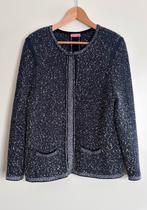 Basler, blauw gemeleerd vest/jasje, maat 42/44, Kleding | Dames, Blauw, Maat 42/44 (L), Ophalen of Verzenden, Zo goed als nieuw